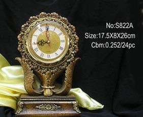 欧式仿古台钟 为卧室书房客厅增添复古雅致